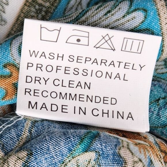 Off The Shoulder Bell Sleeve Blouse Top Women Size 2XL Floral Print Boho Summer - Picture 8 of 9